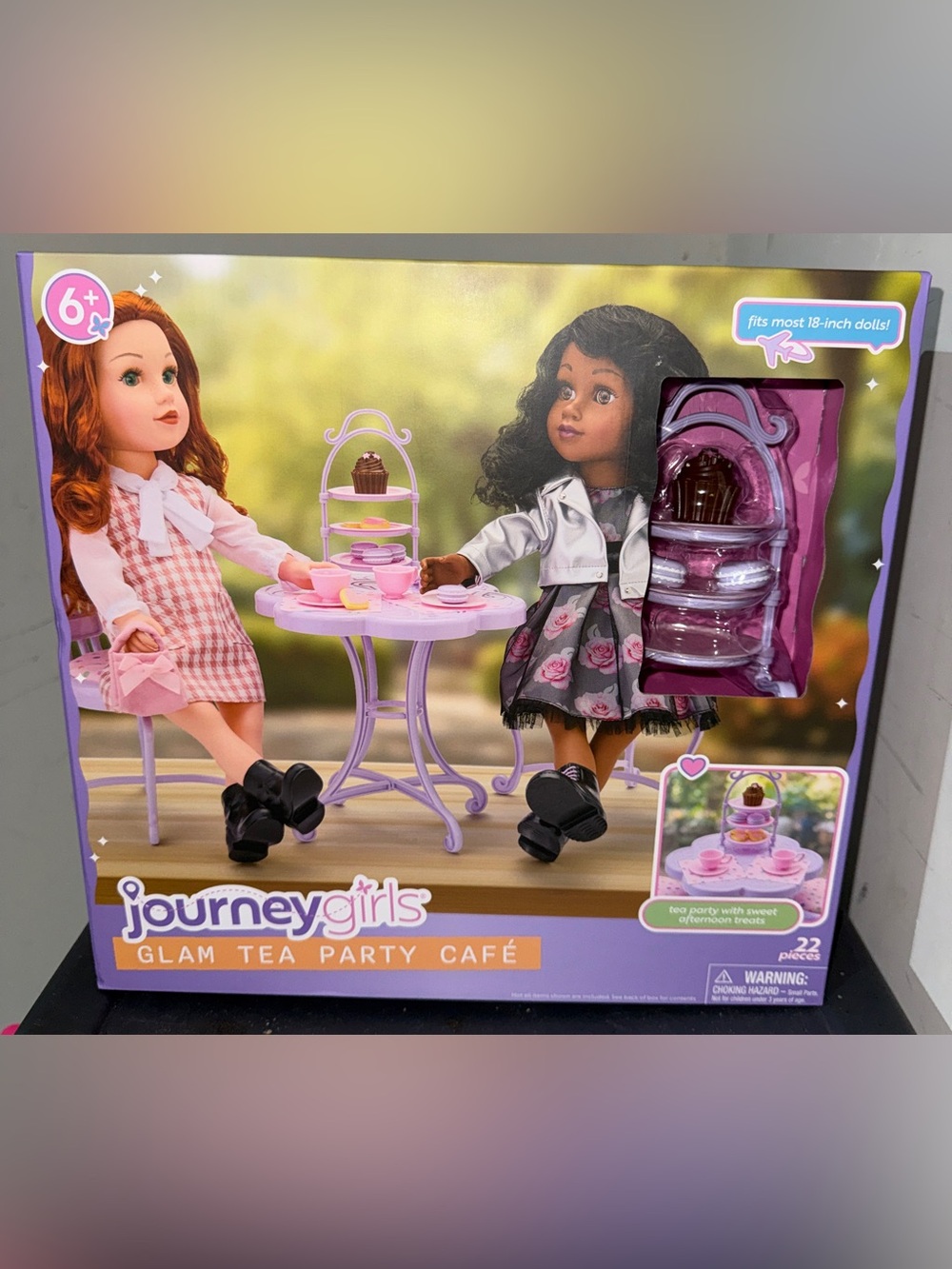 Glam Tea Party Café Playset - Pink & Purple
